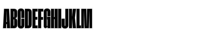 Macrosoma Grotesque Compressed Extrabold Font UPPERCASE