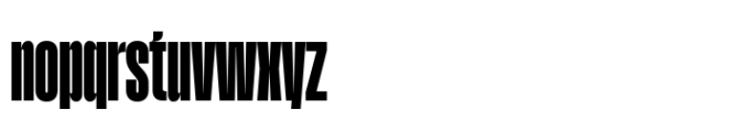 Macrosoma Grotesque Compressed Extrabold Font LOWERCASE