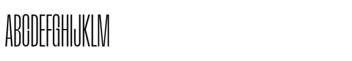 Macrosoma Grotesque Compressed Extralight Font UPPERCASE