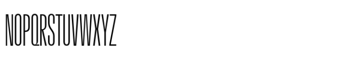 Macrosoma Grotesque Compressed Extralight Font UPPERCASE