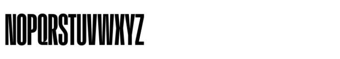 Macrosoma Grotesque Compressed Semibold Font UPPERCASE