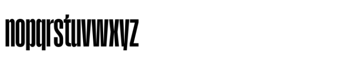 Macrosoma Grotesque Compressed Semibold Font LOWERCASE