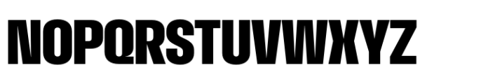 Macrosoma Grotesque Condensed Bold Font UPPERCASE