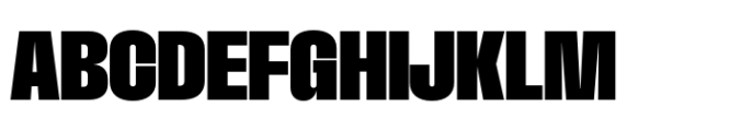 Macrosoma Grotesque Condensed Extrabold Font UPPERCASE
