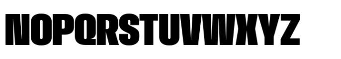 Macrosoma Grotesque Condensed Extrabold Font UPPERCASE