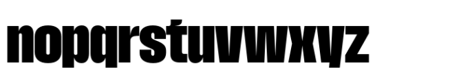 Macrosoma Grotesque Condensed Extrabold Font LOWERCASE
