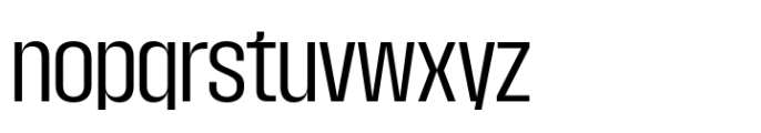 Macrosoma Grotesque Condensed Light Font LOWERCASE