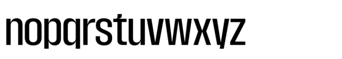 Macrosoma Grotesque Condensed Regular Font LOWERCASE