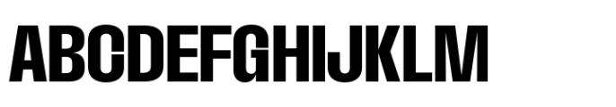 Macrosoma Grotesque Condensed Semibold Font UPPERCASE