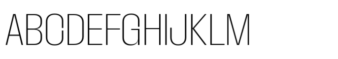 Macrosoma Grotesque Condensed Thin Font UPPERCASE