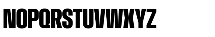Macrosoma Grotesque Extra Condensed Bold Font UPPERCASE