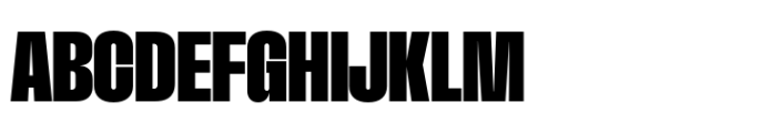 Macrosoma Grotesque Extra Condensed Extrabold Font UPPERCASE