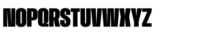 Macrosoma Grotesque Extra Condensed Extrabold Font UPPERCASE