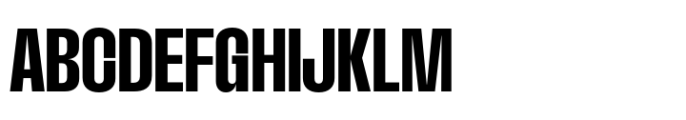 Macrosoma Grotesque Extra Condensed Semibold Font UPPERCASE
