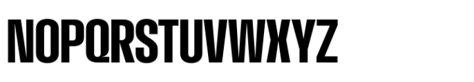 Macrosoma Grotesque Extra Condensed Semibold Font UPPERCASE
