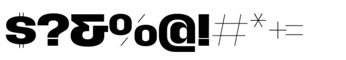 Macrosoma Grotesque Loose Semibold Font OTHER CHARS