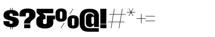 Macrosoma Grotesque Narrow Bold Font OTHER CHARS