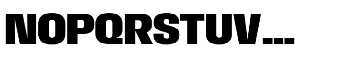 Macrosoma Grotesque Narrow Bold Font UPPERCASE