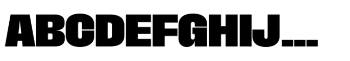 Macrosoma Grotesque Narrow Extrabold Font UPPERCASE