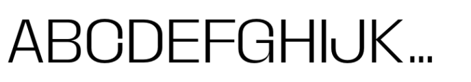 Macrosoma Grotesque Narrow Extralight Font UPPERCASE