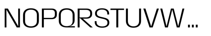 Macrosoma Grotesque Narrow Extralight Font UPPERCASE