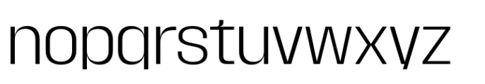 Macrosoma Grotesque Narrow Extralight Font LOWERCASE