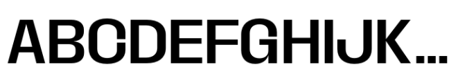 Macrosoma Grotesque Narrow Regular Font UPPERCASE