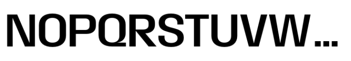 Macrosoma Grotesque Narrow Regular Font UPPERCASE
