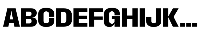 Macrosoma Grotesque Narrow Semibold Font UPPERCASE
