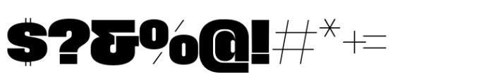 Macrosoma Grotesque Normal Extrabold Font OTHER CHARS
