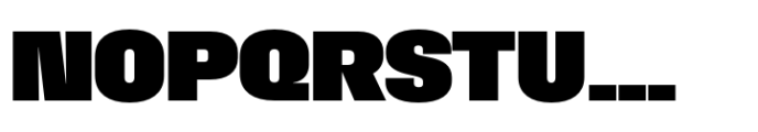 Macrosoma Grotesque Normal Extrabold Font UPPERCASE