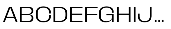Macrosoma Grotesque Normal Extralight Font UPPERCASE