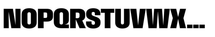 Macrosoma Grotesque Semi Condensed Bold Font UPPERCASE