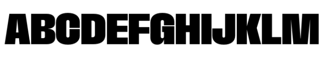 Macrosoma Grotesque Semi Condensed Extrabold Font UPPERCASE