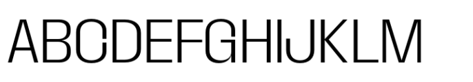 Macrosoma Grotesque Semi Condensed Extralight Font UPPERCASE