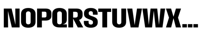 Macrosoma Grotesque Semi Condensed Semibold Font UPPERCASE
