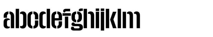Macrosoma Grotesque Stencil Condensed Medium FONT