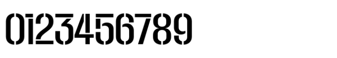 Macrosoma Grotesque Stencil Condensed Regular Font OTHER CHARS