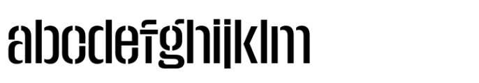 Macrosoma Grotesque Stencil Condensed Regular FONT