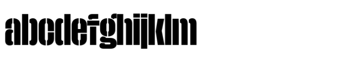 Macrosoma Grotesque Stencil Extra Condensed Bold FONT