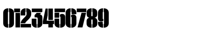 Macrosoma Grotesque Stencil Extra Condensed Extrabold Font OTHER CHARS