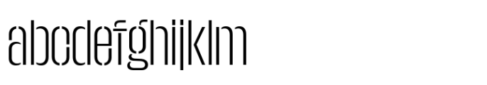 Macrosoma Grotesque Stencil Extra Condensed Extralight FONT