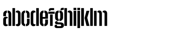 Macrosoma Grotesque Stencil Extra Condensed Medium FONT