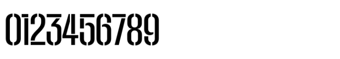 Macrosoma Grotesque Stencil Extra Condensed Regular Font OTHER CHARS