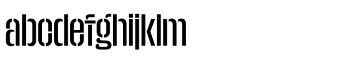Macrosoma Grotesque Stencil Extra Condensed Regular FONT