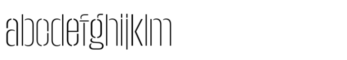 Macrosoma Grotesque Stencil Extra Condensed Thin FONT