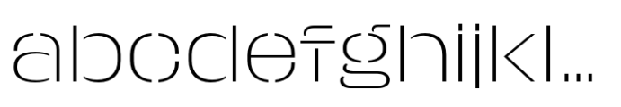 Macrosoma Grotesque Stencil Loose Thin FONT