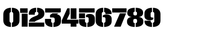Macrosoma Grotesque Stencil Narrow Bold Font OTHER CHARS