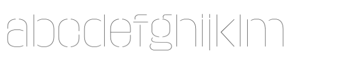 Macrosoma Grotesque Stencil Narrow Hairline FONT