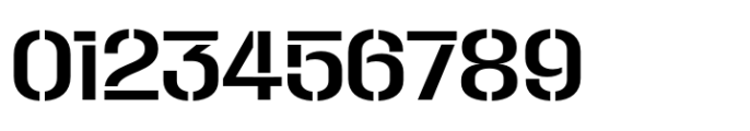 Macrosoma Grotesque Stencil Narrow Regular Font OTHER CHARS
